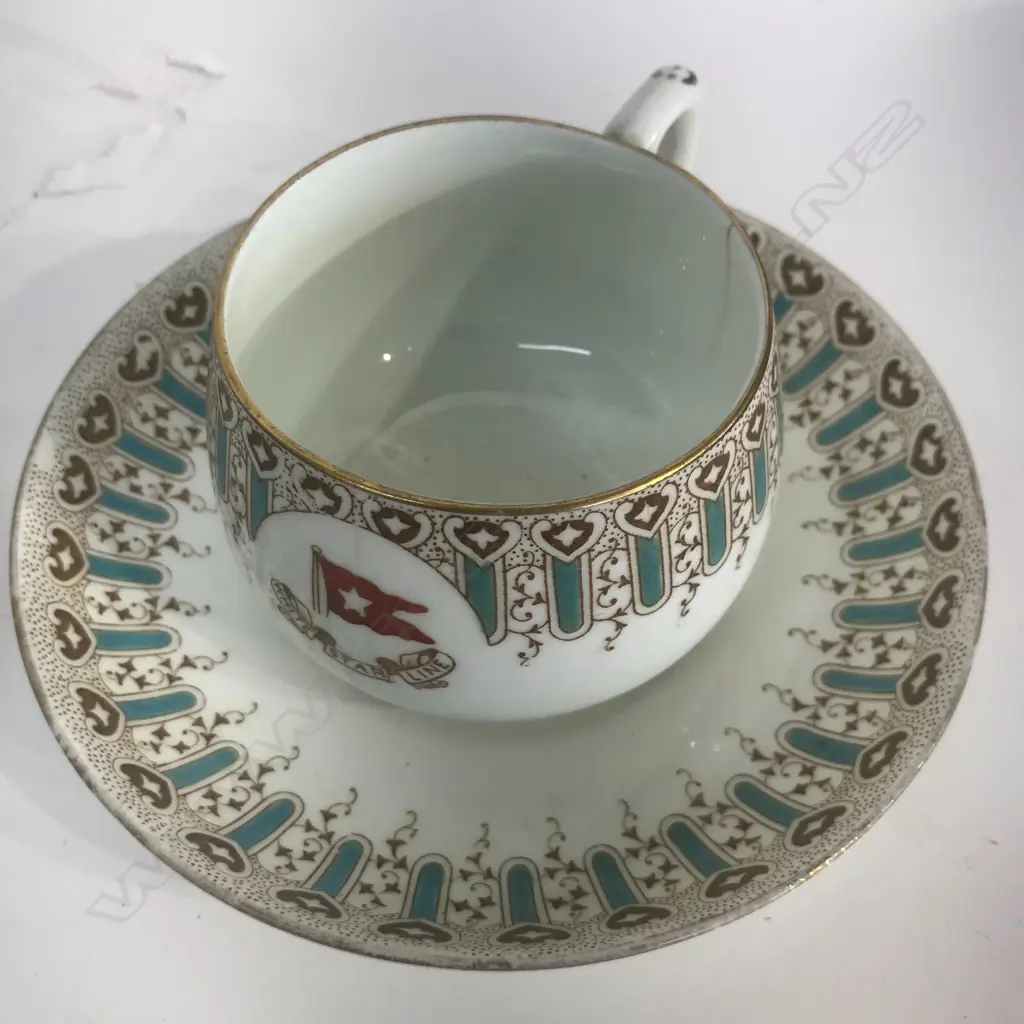 6 PIECES of WHITE STAR LINE (S.S. TITANIC) CHINA... Image 1++