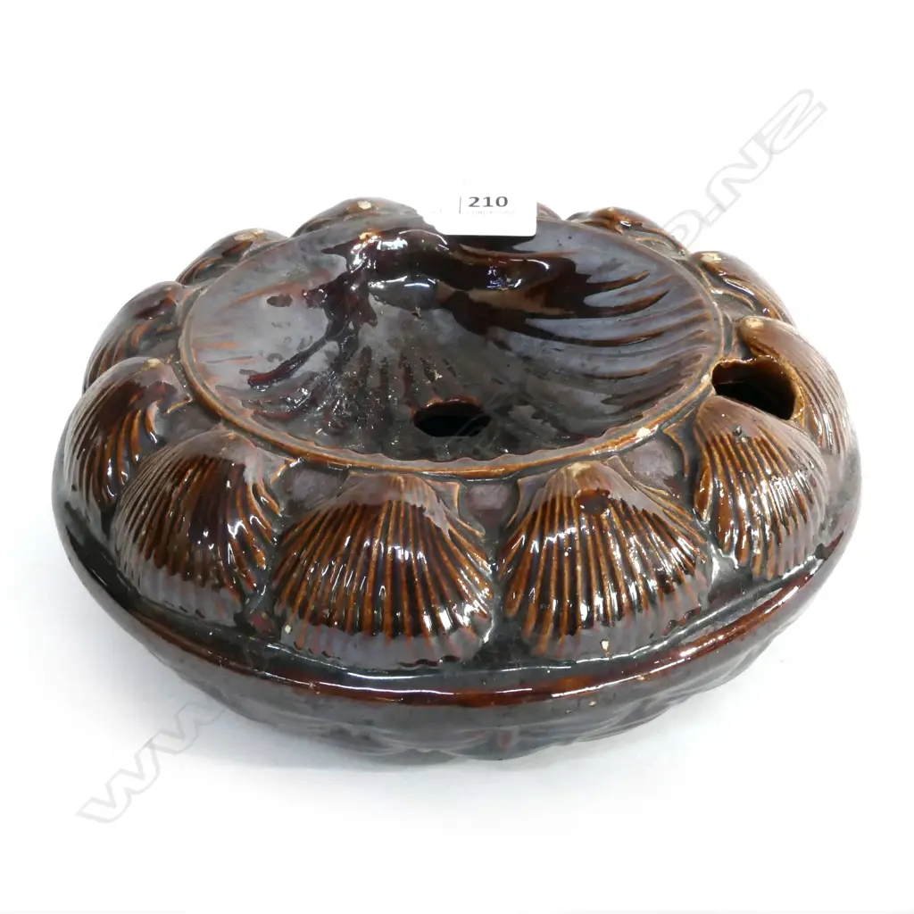 (P42) MURRAY & Co GLASGOW SALT GLAZED SPITOON. Dia.210mm Image 1++