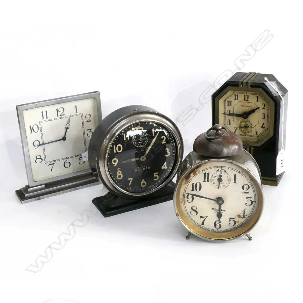 4 ALARM CLOCKS; BIG BEN, NEWHAVEN, ETC Image 1++