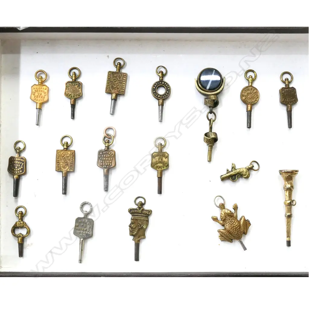 COLLECTION OF NEW ZEALAND, FOREIGN & NOVELTY WATCH KEYS Image 1++