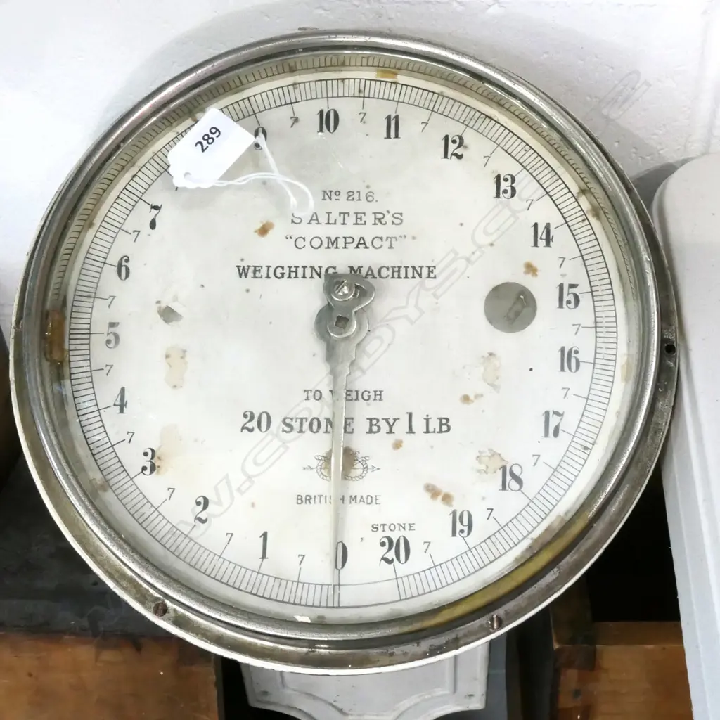(P23) CAST IRON SALTER 'COMPACT NO 216 SCALES. H.800mm Image 1++