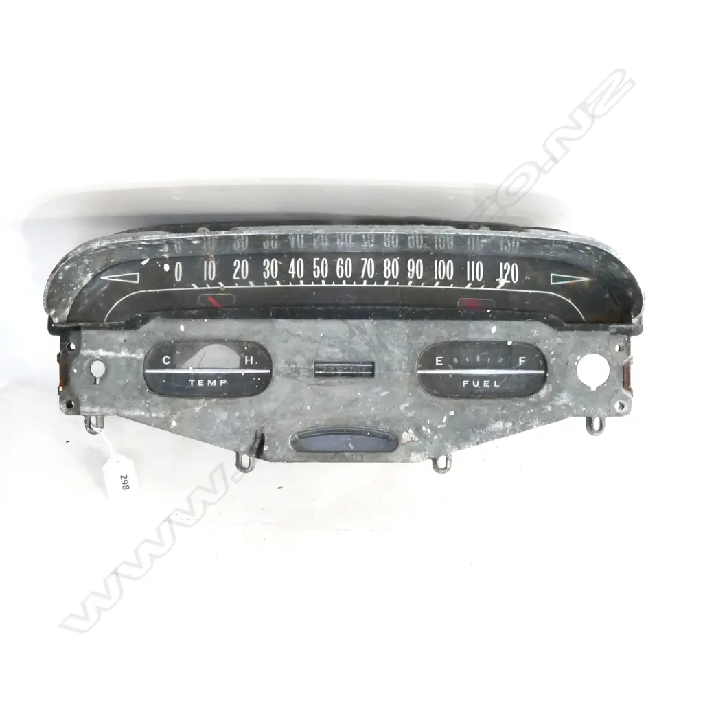 1950s CAR DASHBOARD SPEEDO, TEMP & FUEL GUAGE COMBO. W.410mm Image 1++