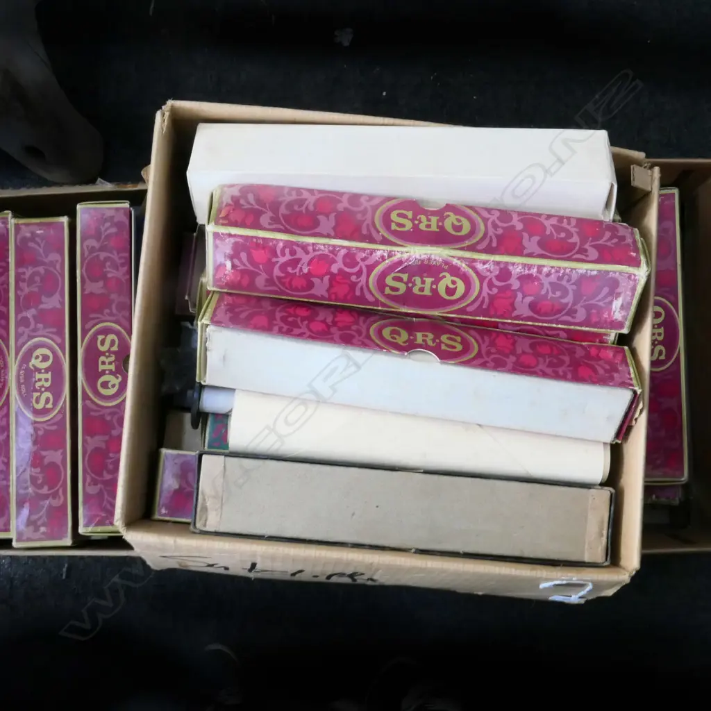 4 BOXES ASST PLAYER PIANO ROLLS Image 1++