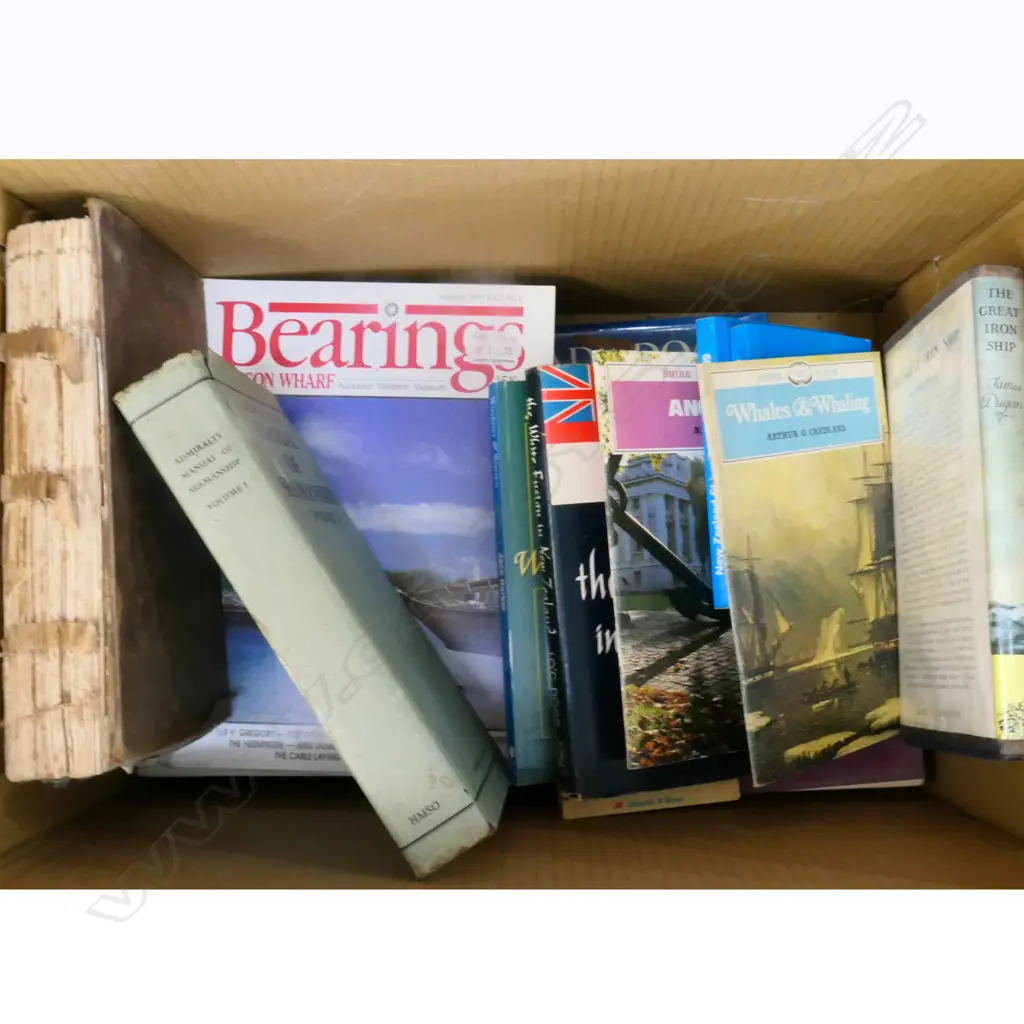 LOT - ASST MARITIME RELATED BOOKS Image 1++