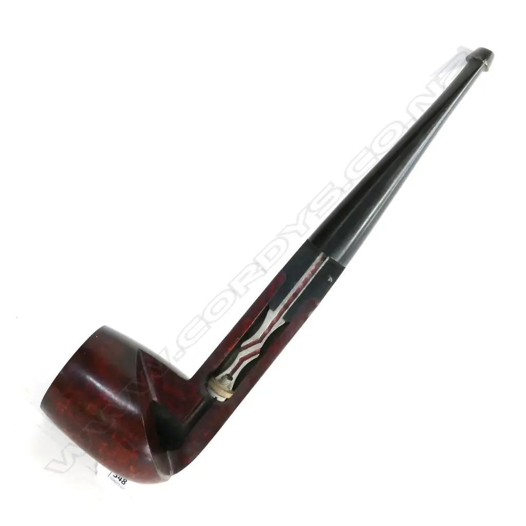 TOBACCONIST'S CUTAWAY DISPLAY BRITISH BRIAR PIPE. L.240mm Image 1++