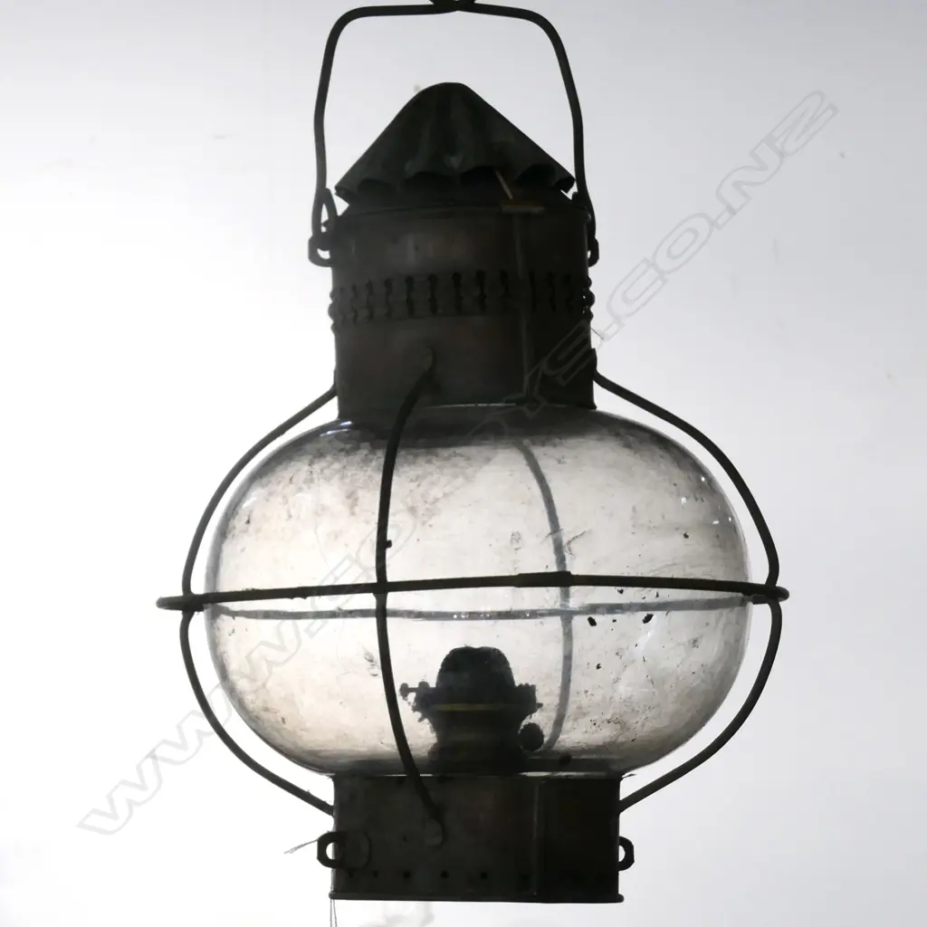 TOM BOLLINS HANGING LAMP, CLEAR GLASS H.440mm Image 1++
