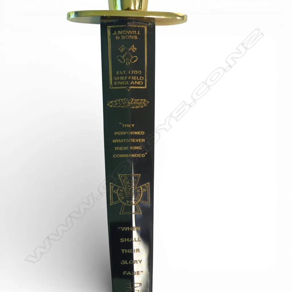 Commemorative Fairbairn-Sykes 3rd Pattern Commando Knife by J. Nowill & Sons Sheffield England, Image 1++