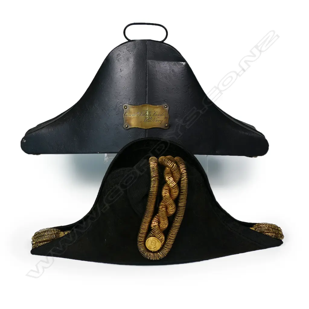 Naval Officers Sword and dress uniform components from Crimean Veteran Frederic de Veuille Sanders, Commander R.N. Image 1++