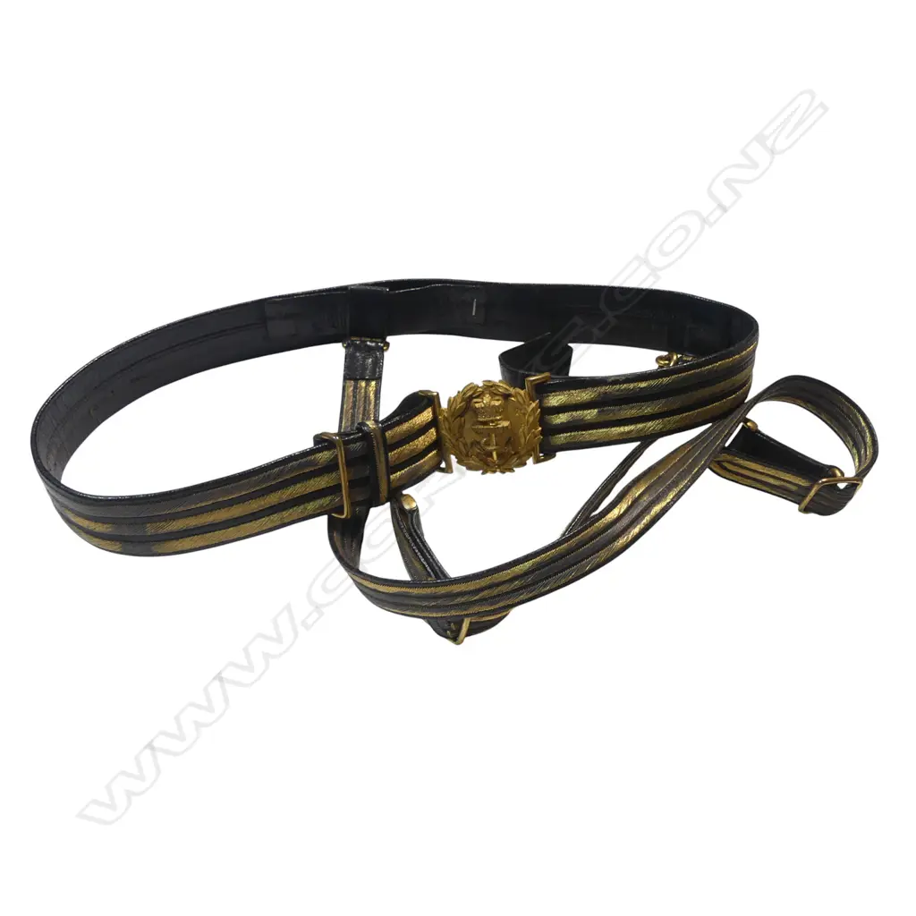 Naval Officers Sword and dress uniform components from Crimean Veteran Frederic de Veuille Sanders, Commander R.N. Image 1++