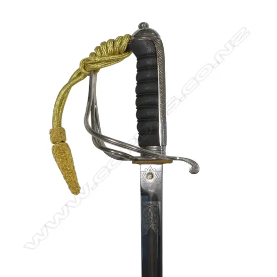 Royal Artillery Officers Sword 1821 Pattern (Serial No 18598 c.1874) with  three-bar hilt,