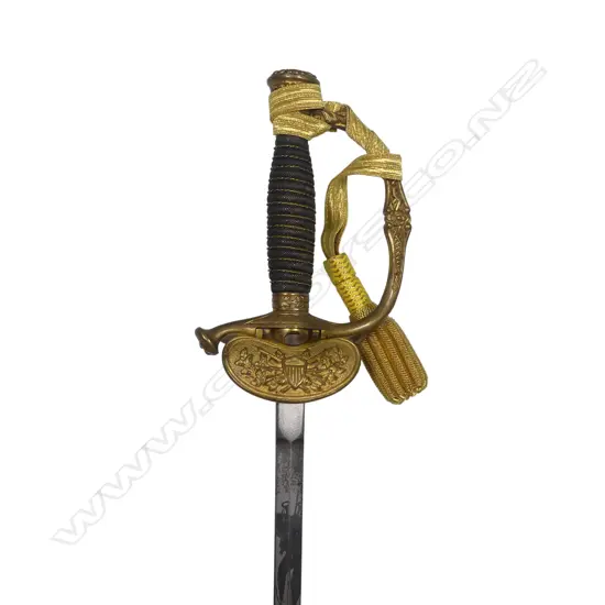 U.S. Infantry Model 1860 Staff and Field Officers Sword with 30"  blade with 'frost' etching on both sides,