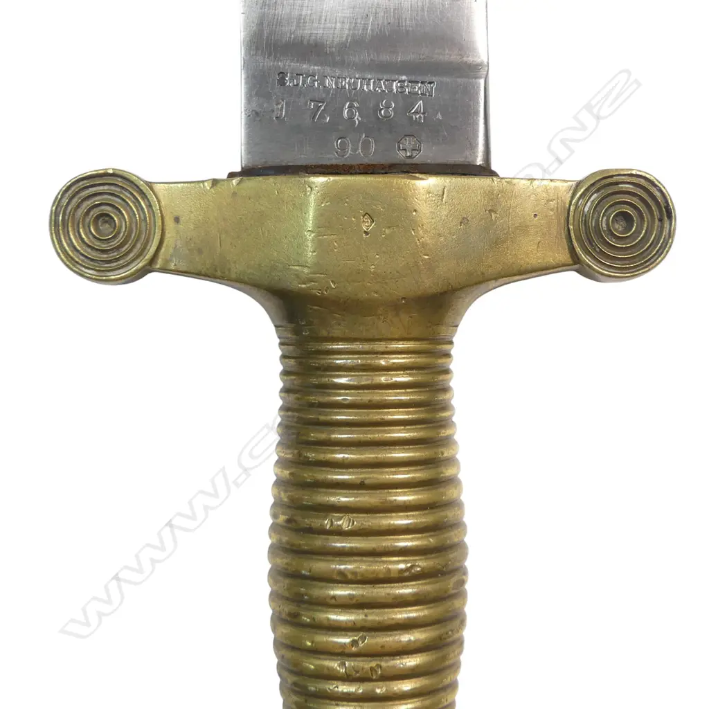 Model 1842 Swiss Pioneer's saw-back short sword (gladius) by B. S & J. Neuhansen, Image 1++