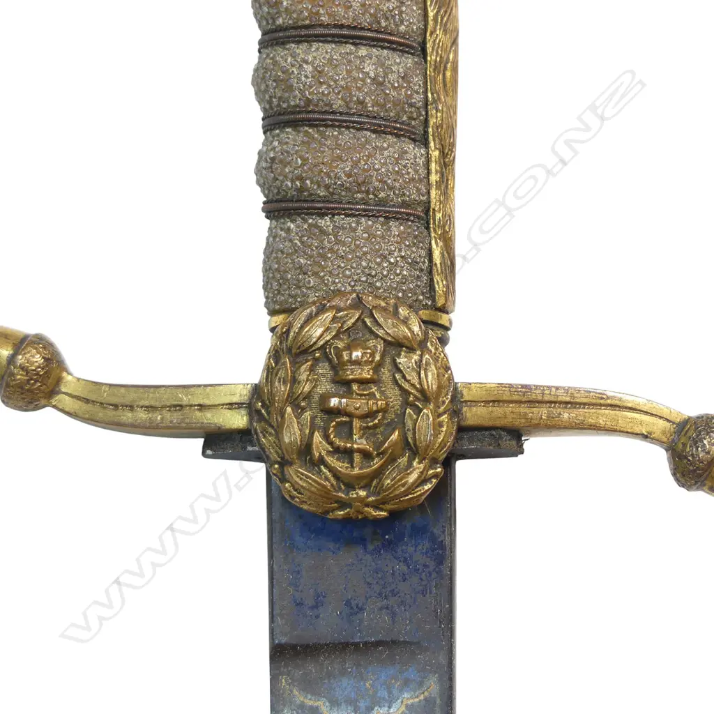 British Navy Midshipmans Dirk Pattern 1891 marked 'E(dward) Thurkle Soho London' who traded from this address between 1876–1899, Image 1++