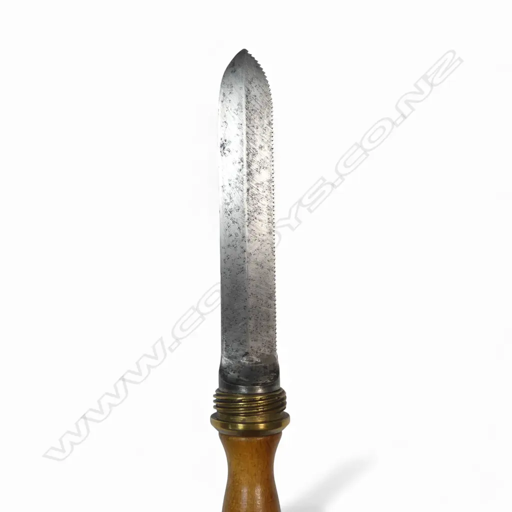 WWII U.S. Navy Standard Diver's Knife. Mk V. by Bomar Corporation, Pittsburgh, PA with scabbard Image 1++