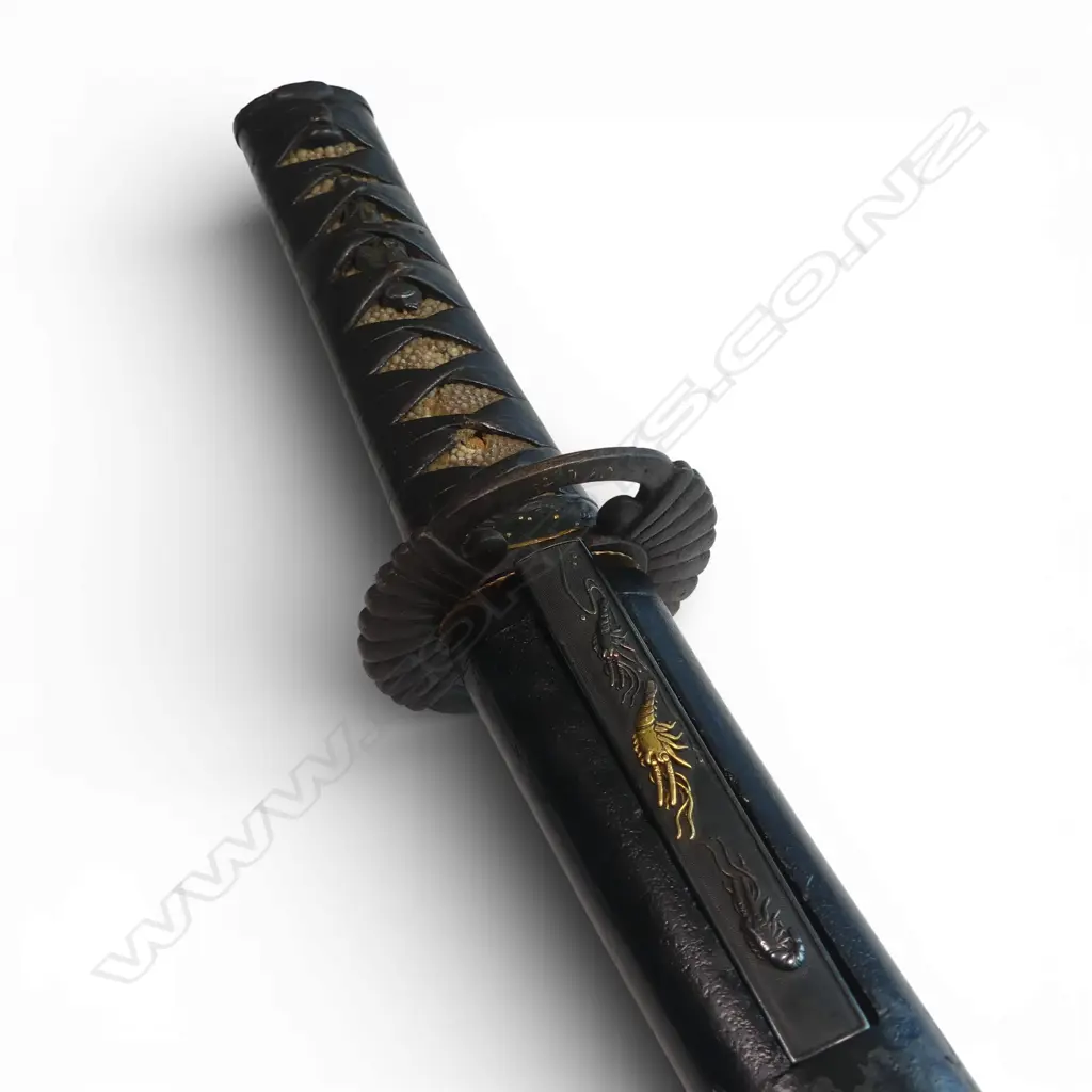 Japanese Wakizashi with NTHK papers, attributed to Naoe Sukemoto of Hitachi Province - first half of the 19thC, Image 1++