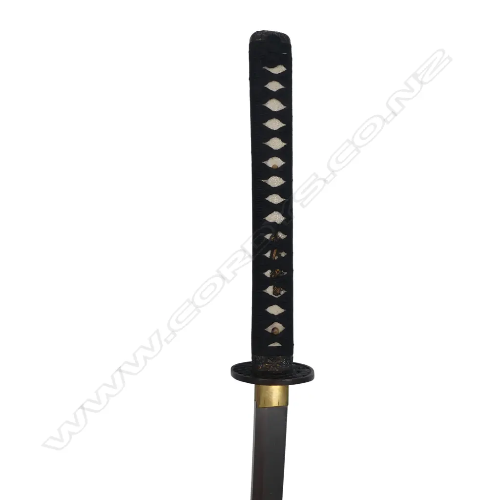 Contemporary Katana sword made by Zeng, bohi blade with strong chu-no-tempering and wave patterns, Image 1++
