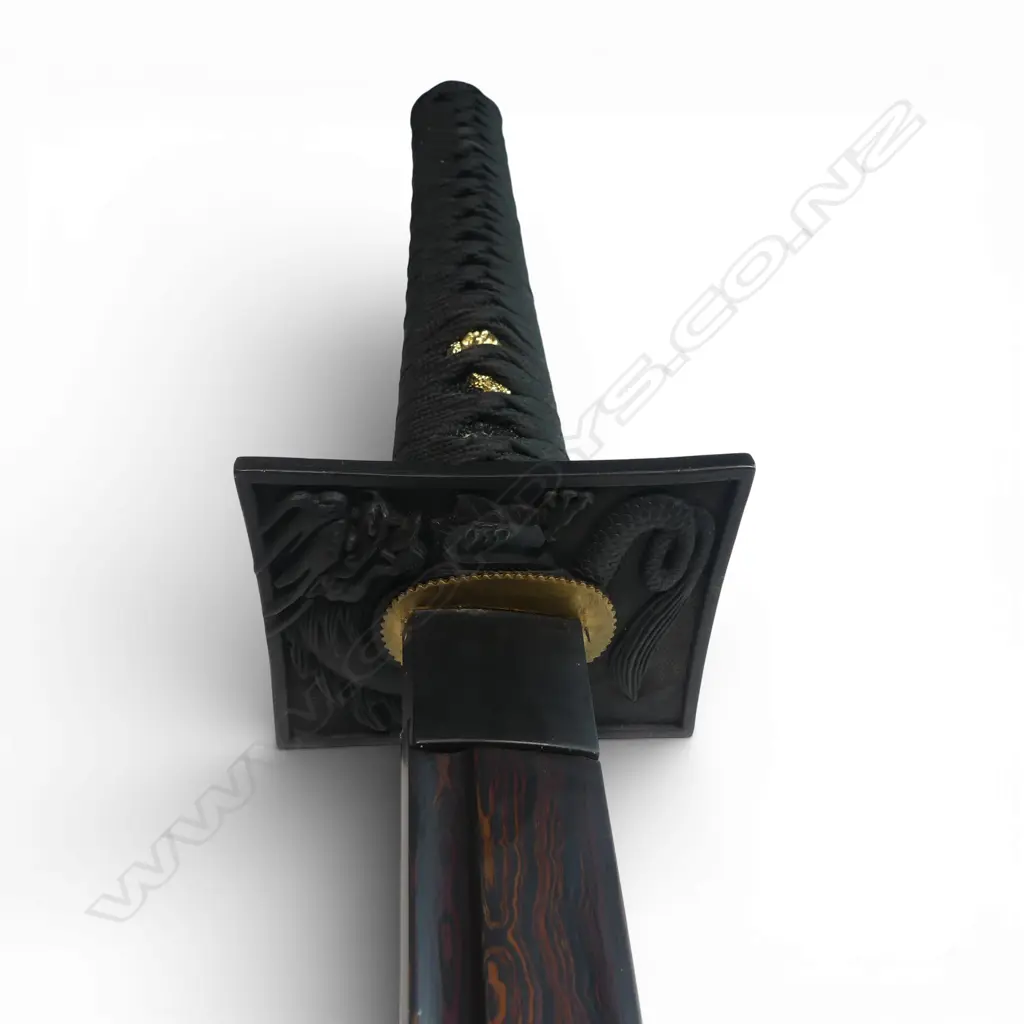 Modern Chinese-made straight blade katana, Image 1++