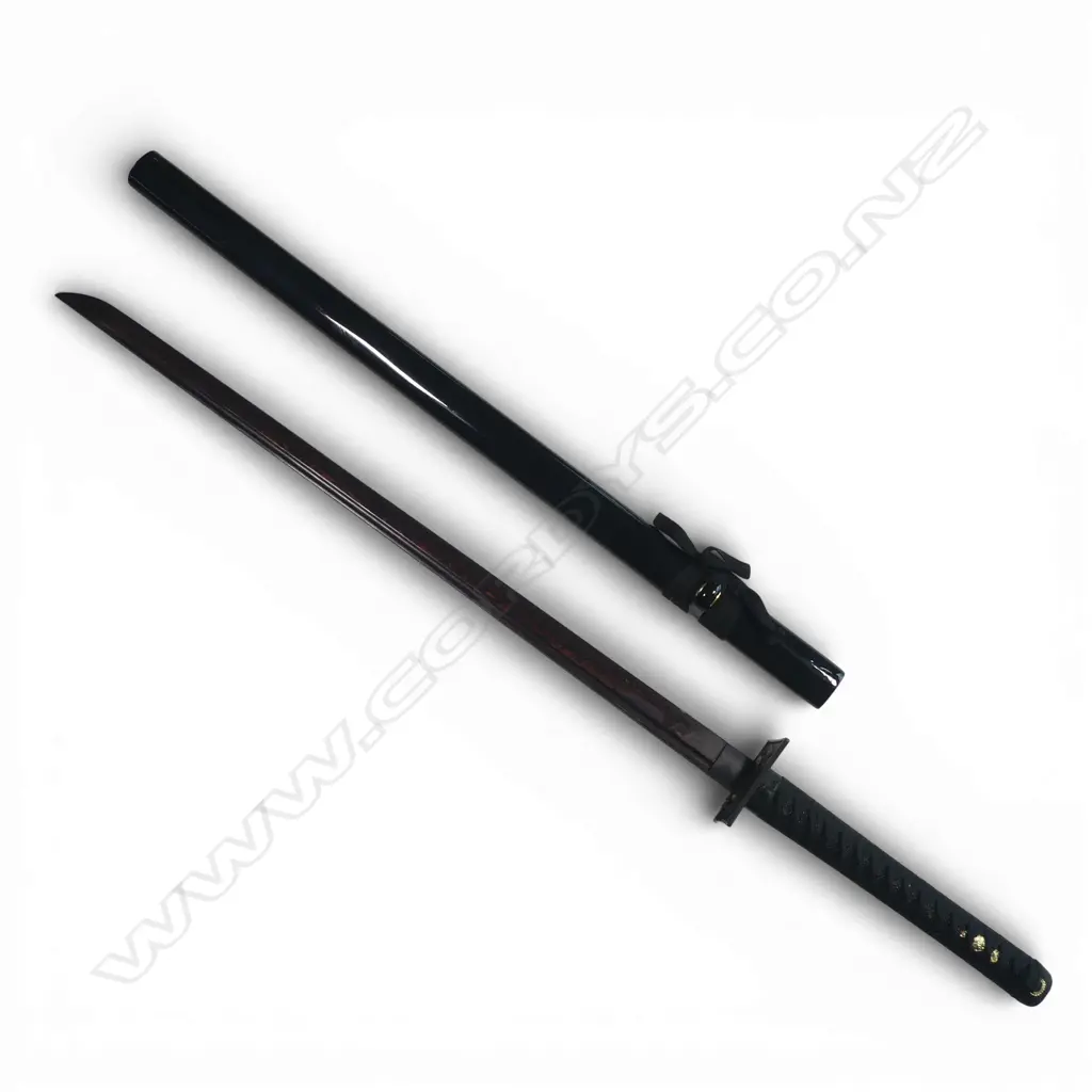 Modern Chinese-made straight blade katana, Image 1++