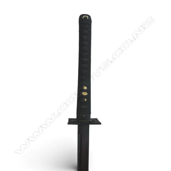 Modern Chinese-made straight blade katana,