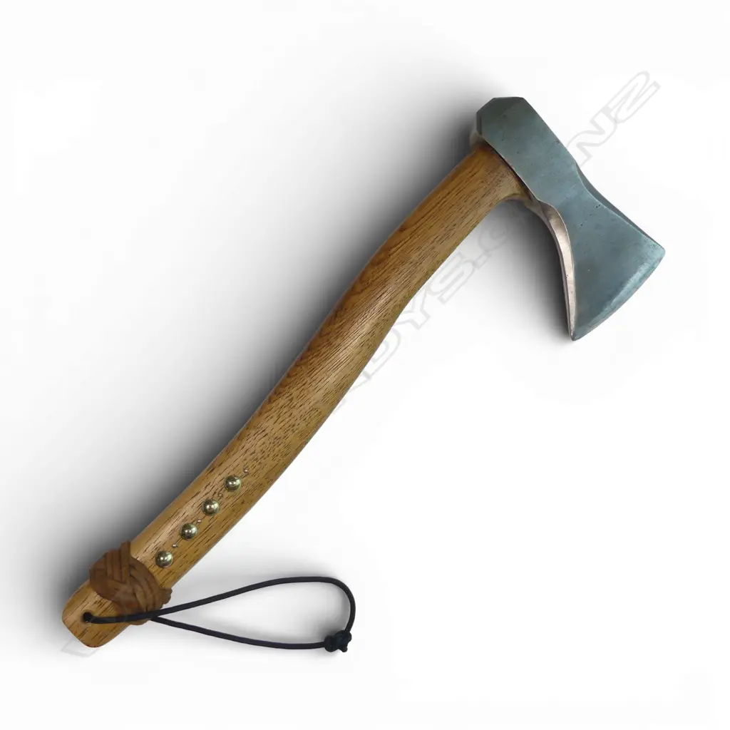 Oak handled hatchet with drop edged blade. L.450mm Image 1++