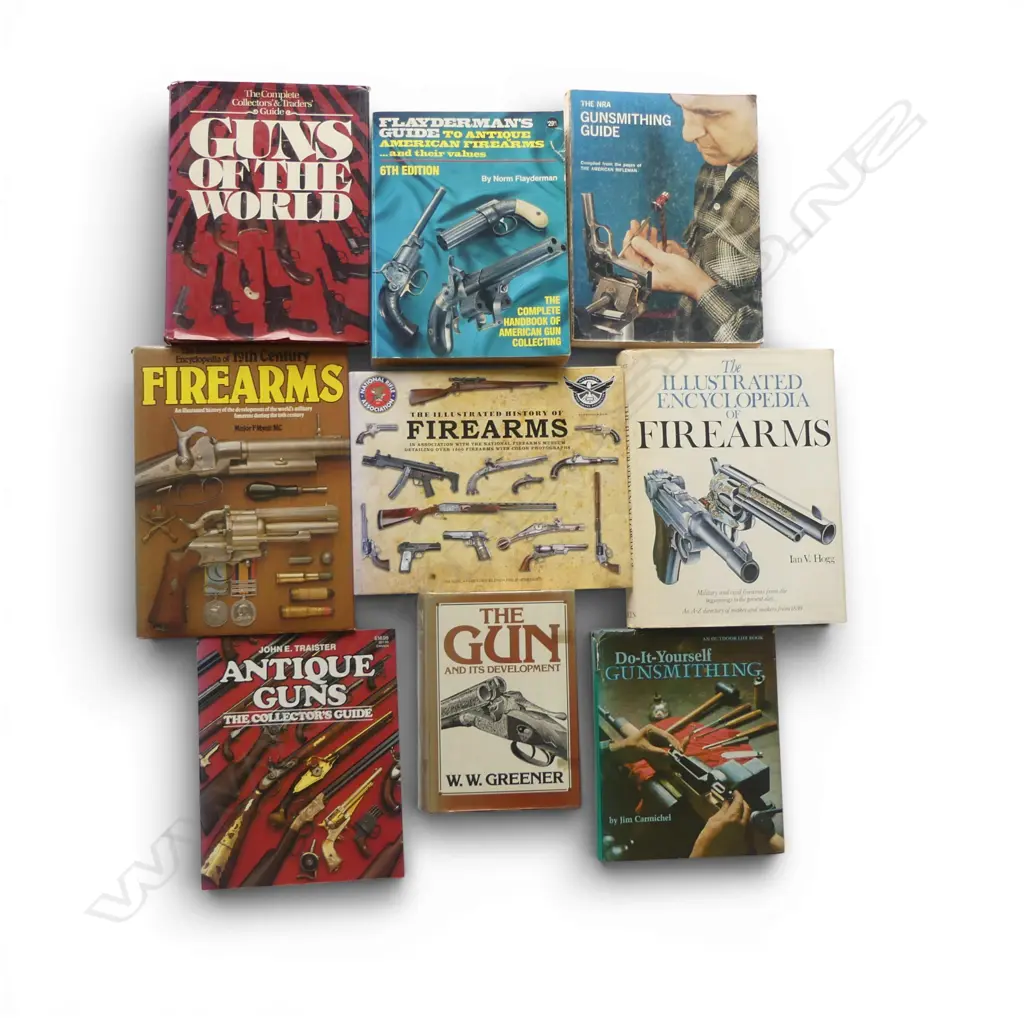 Nine firearm and gunsmithing reference/guide books, Image 1++