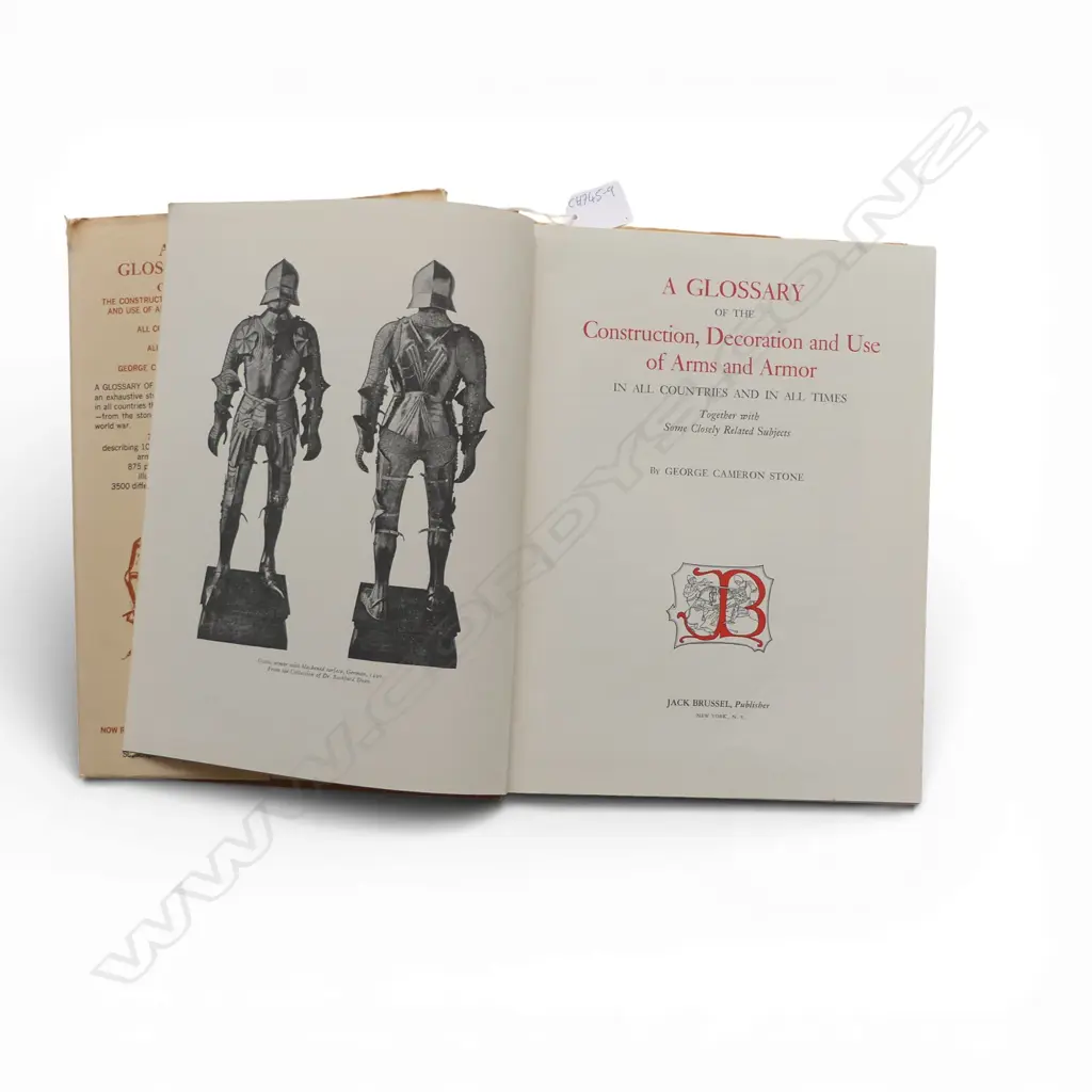 George Cameron Stone 'A Glossary of the Construction Decoration and Use of Arms and Armor in all Countries and in all Times..., Image 1++