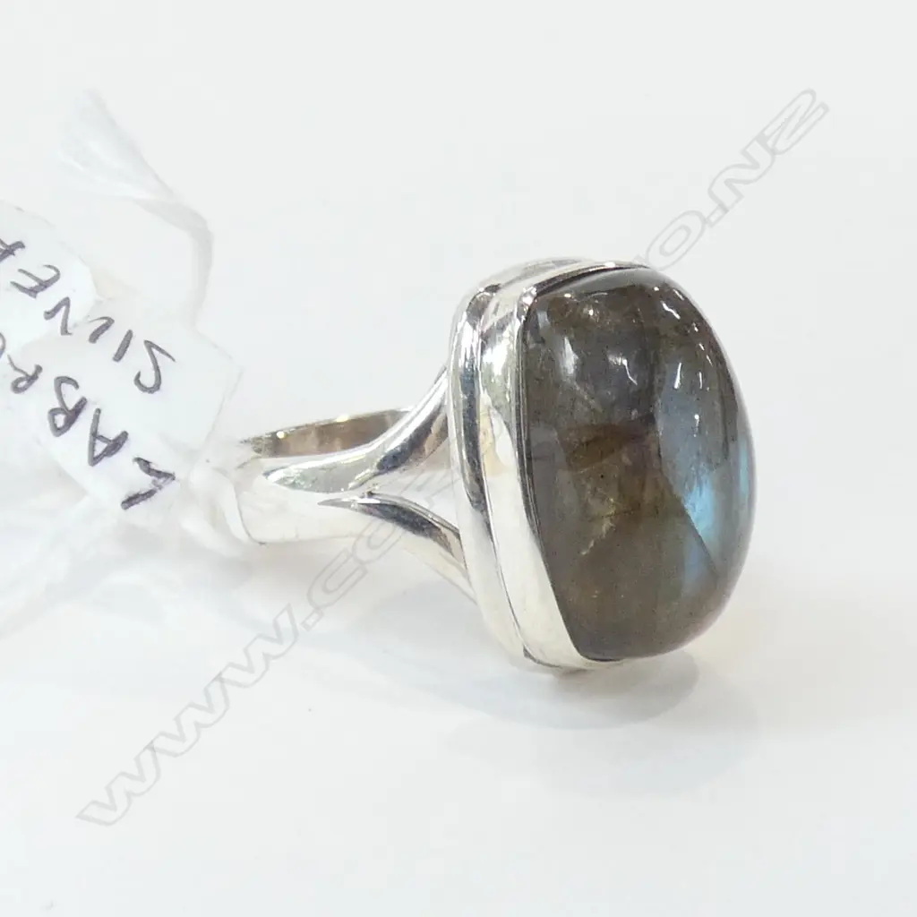 LABRODITE & 925 SILVER RING  Image 1++