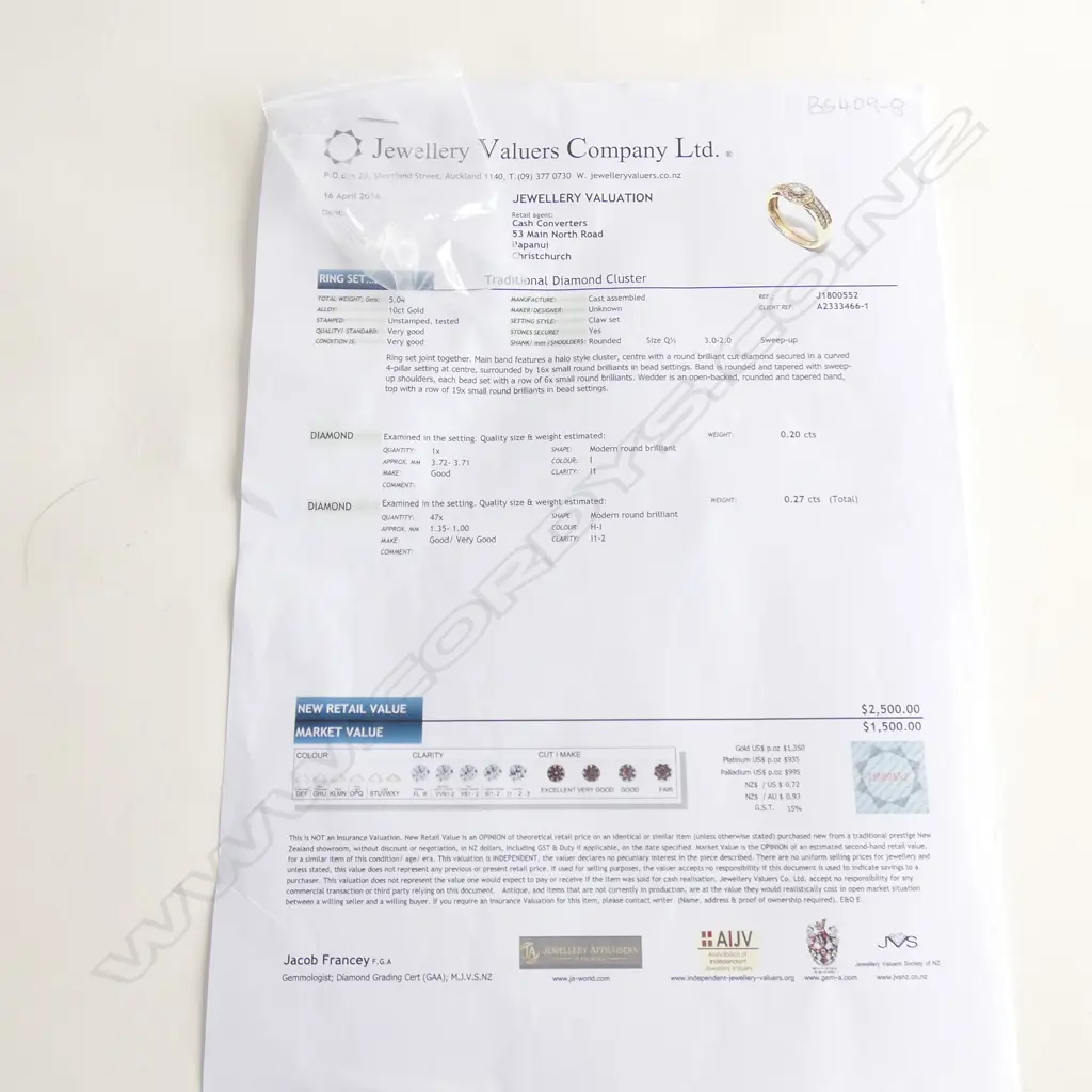 10CT GOLD AND DIAMOND RING SET (VAL) Image 1++
