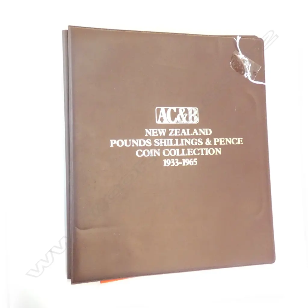 NZ PRE DECIMAL COIN COLLECTION FOLDER ... Image 1++