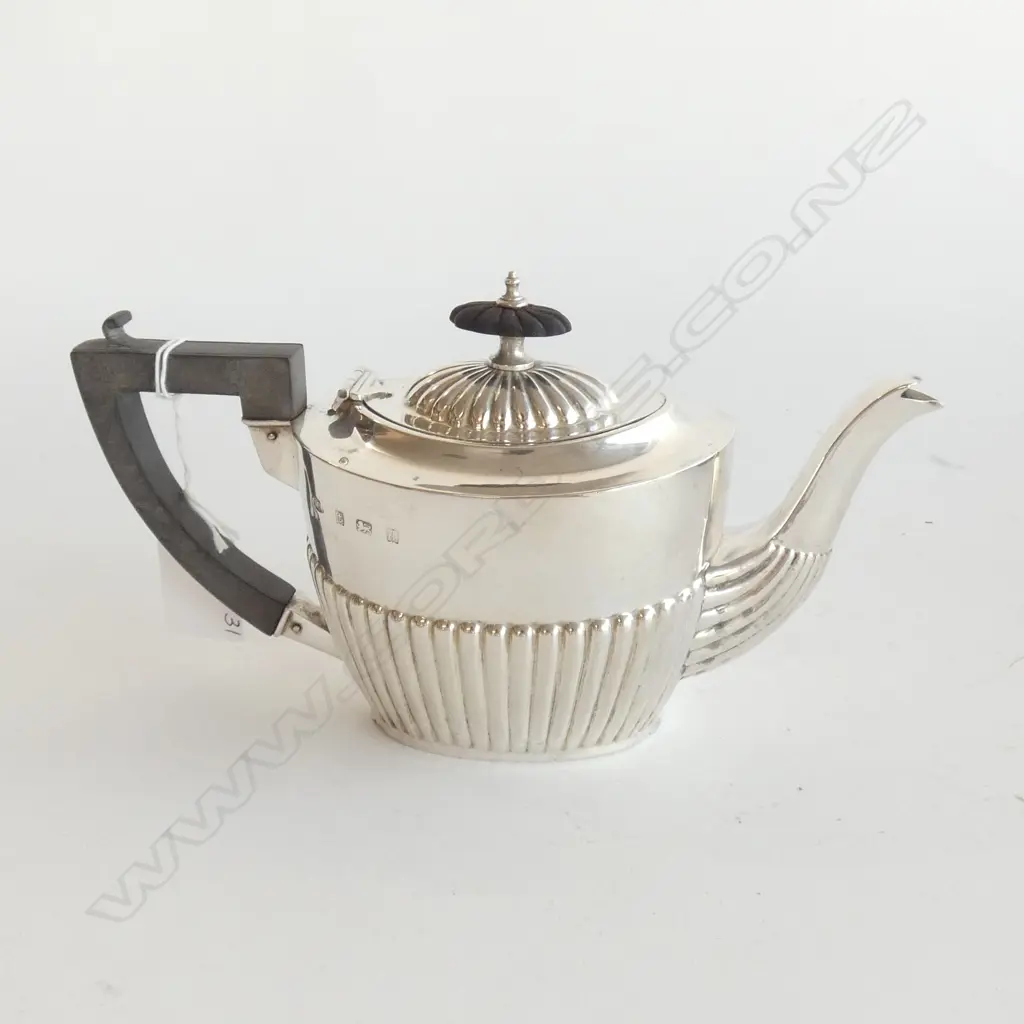 STG SILVER TEAPOT - BIRMINGHAM 1903-4 L. 210MM  Image 1++