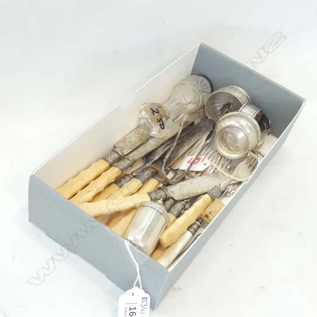 BOX SILVER & BONE ITEMS Image 1++