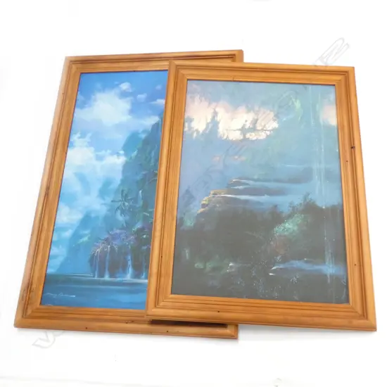 2 LARGE ARTWORKS BY JAMES COLEMAN 'NATURES SYMPHONY' & UNTITLED 800x510mm