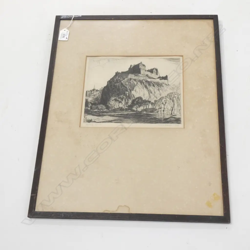 ROBERT C ROBERTSON EDINBURGH 1929 ETCHING. Image 1++