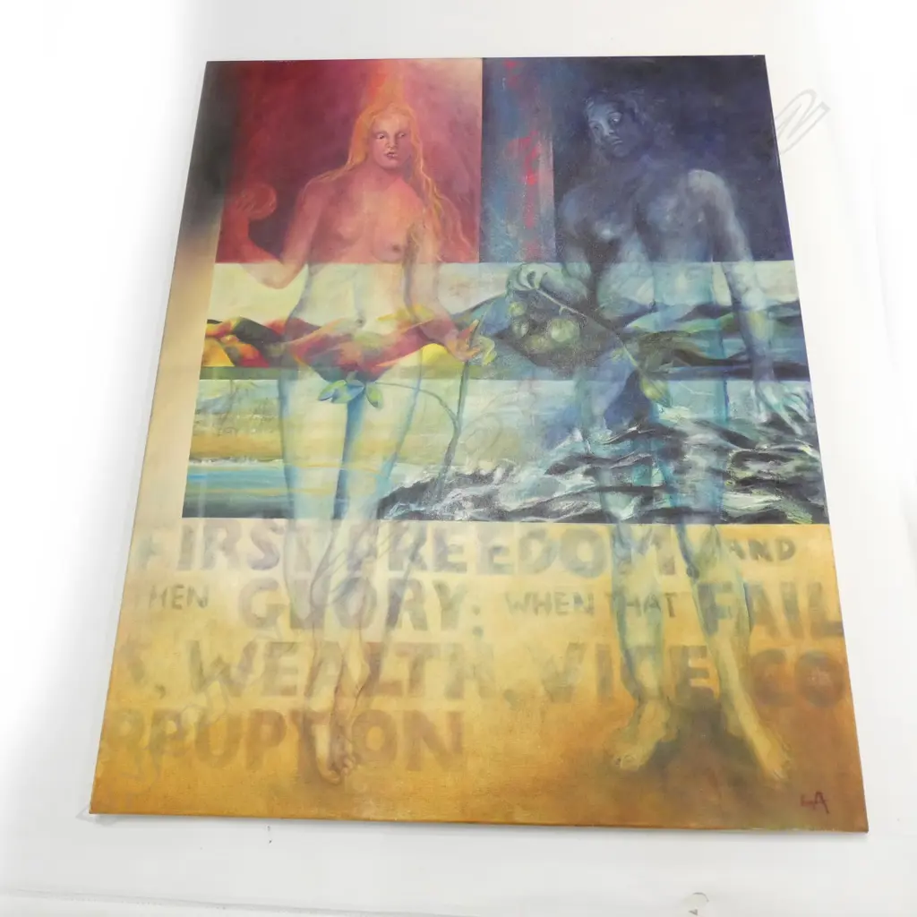 CHRISSY ARNOLD 'ORIGINAL SIN' ACRYLIC 1000x800mm Image 1++