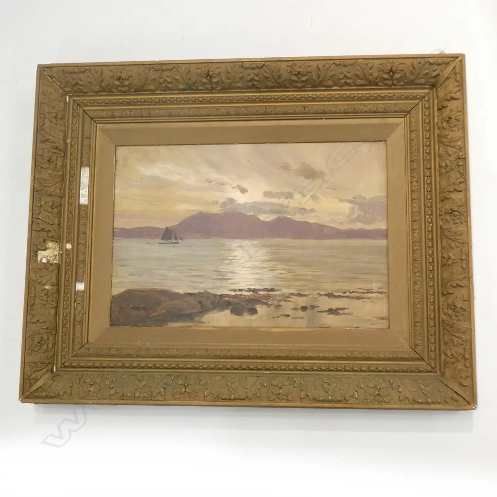 ARTIST UNKNOWN MARITIME SCENE C1910 Image 1++