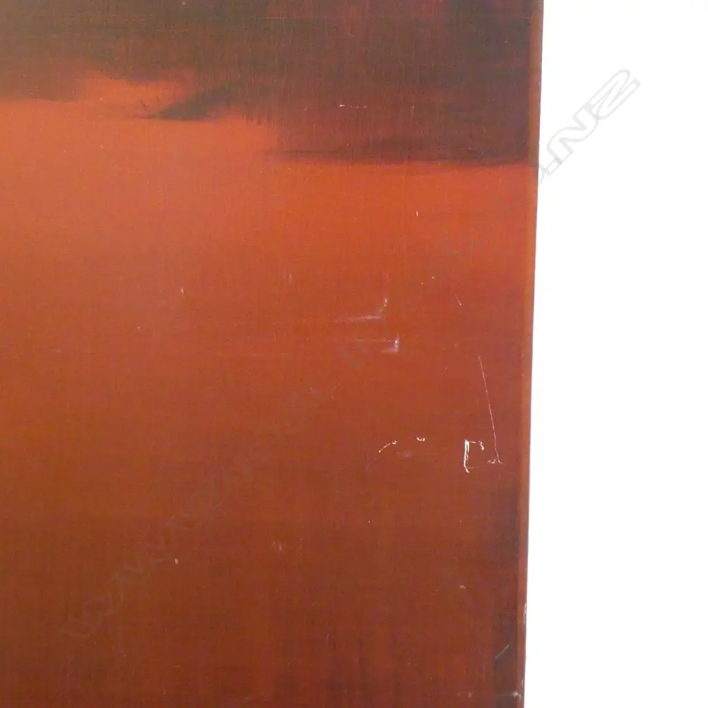 SAM CLYNE 'RED TWILIGHT' 2003 560x300mm Image 1++