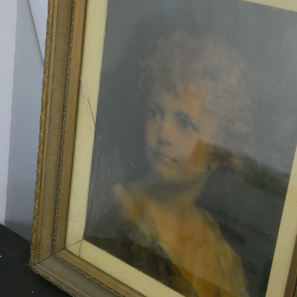 VICTORIAN CHILD LITHOGRAPH AF + H. ENGERER STILL LIFE 1995 450x340mm  Image 1++