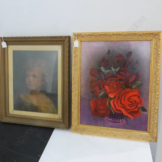 VICTORIAN CHILD LITHOGRAPH AF + H. ENGERER STILL LIFE 1995 450x340mm 
