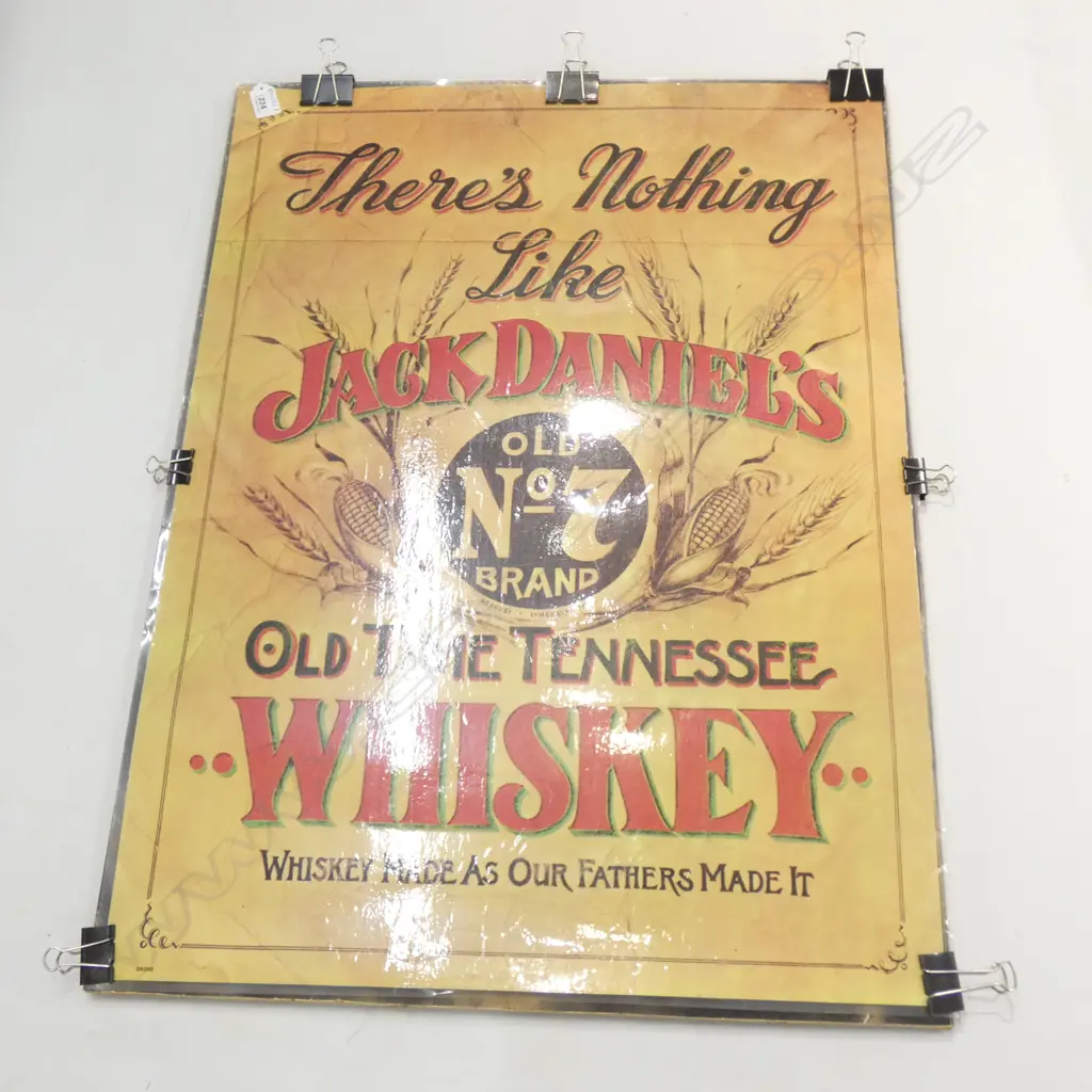 JACK DANIELS LAMINATED POSTER 830x620mm Image 1++