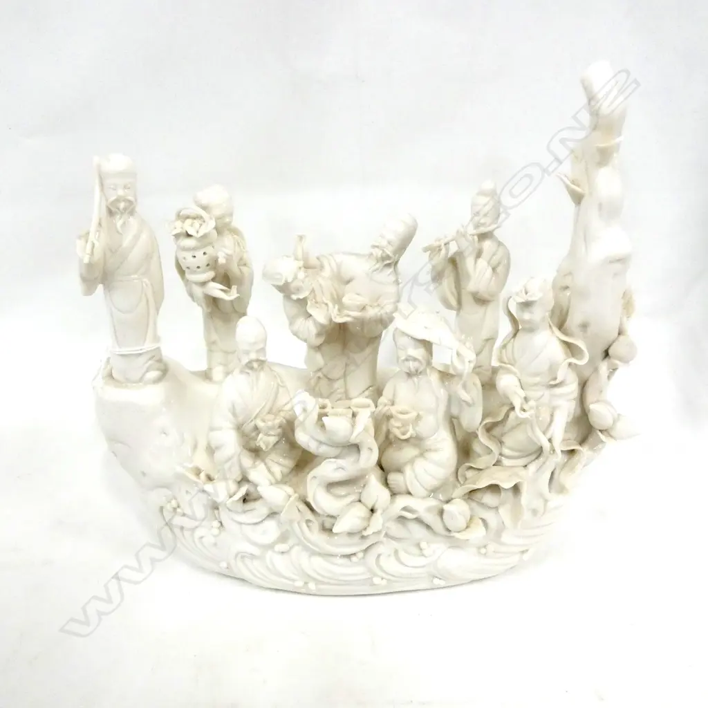 BLANC DE CHINE FIGURE GROUP W.250mm Image 1++