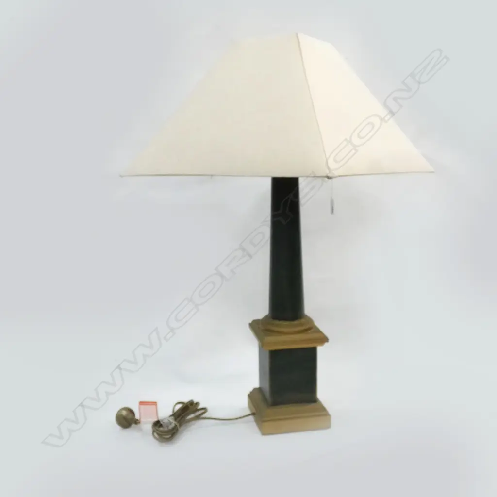GREEN & GOLD LAMP H.690mm Image 1++