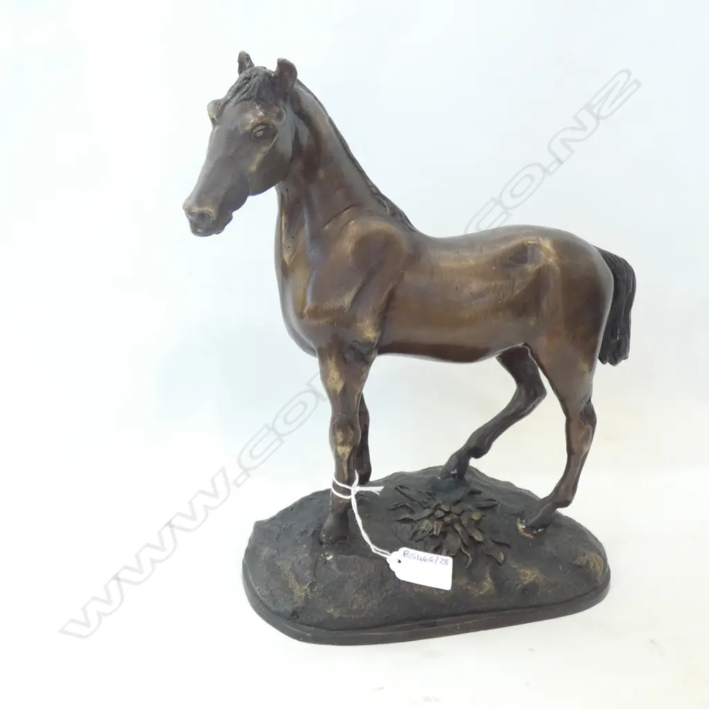 BRONZED METAL HORSE H.300mm Image 1++