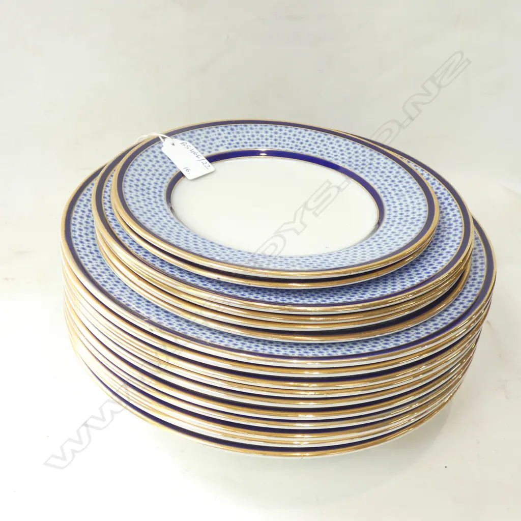 16 PCES COPELAND SPODE; 10 SOUP PLATES 265mm dia + 6 PLATES Image 1++