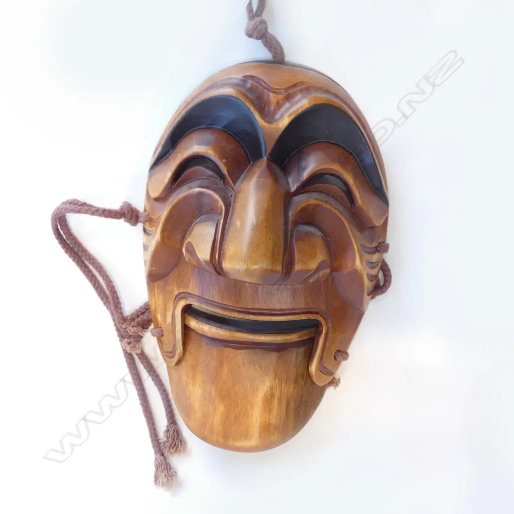 TRADITIONAL HAHOETAL KOREAN WOODEN MASK  Image 1++