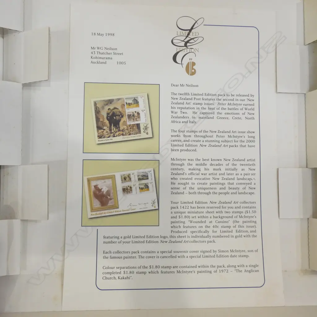 FOUR SPECIAL EDITION PRESENTATION NZ STAMP BOOKS  Image 1++
