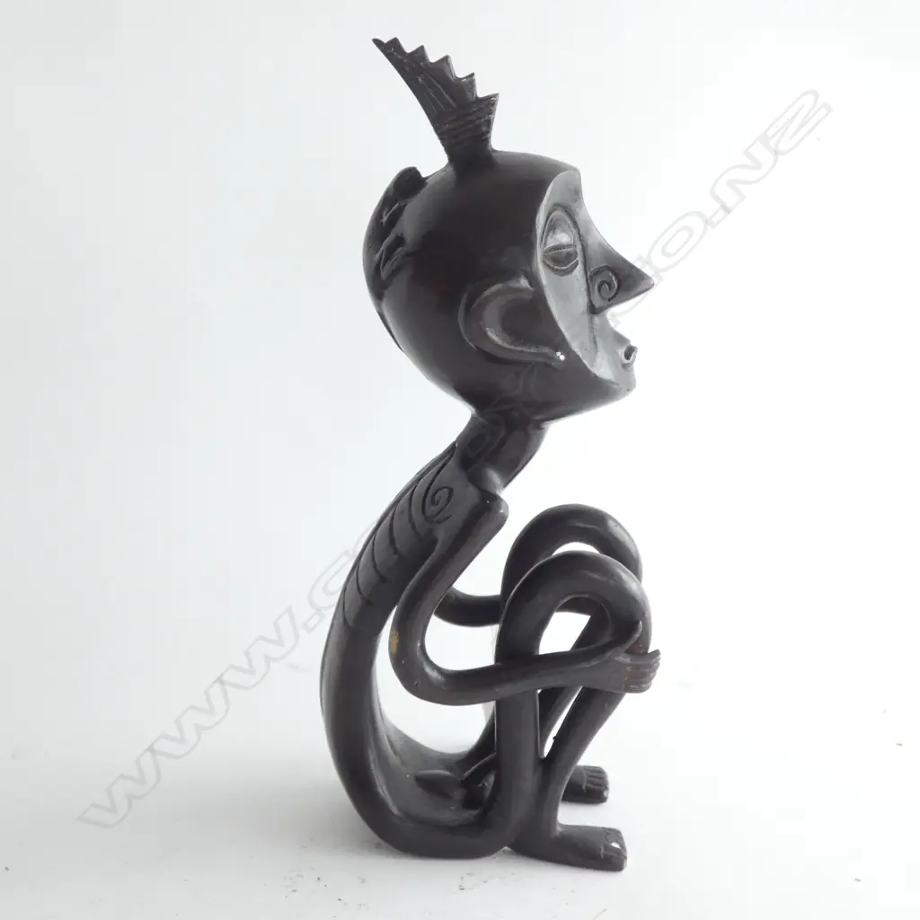 BRONZE AFRICAN FIGURE H.320mm Image 1++