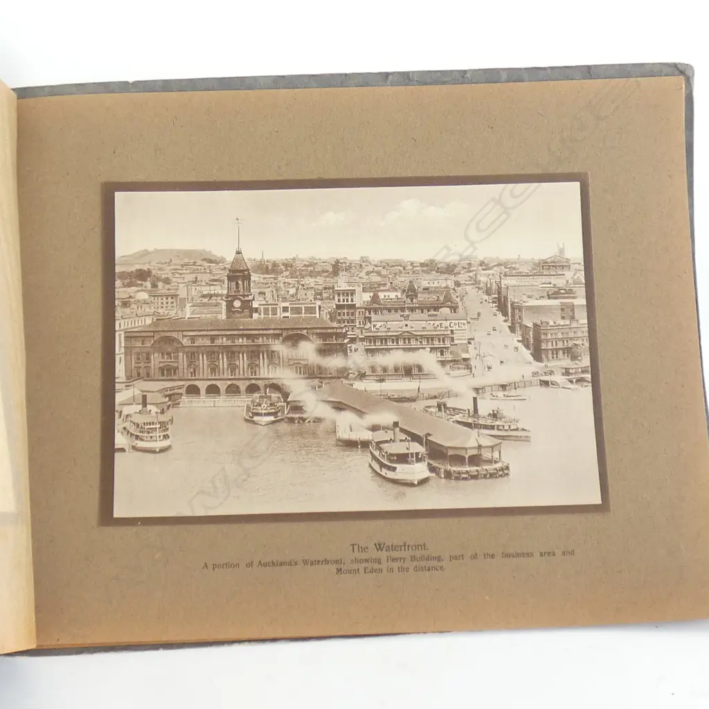 SOUVENIR BOOK PRINTED IMAGES OF AUCKLAND BY WIDMAN & AREY  Image 1++