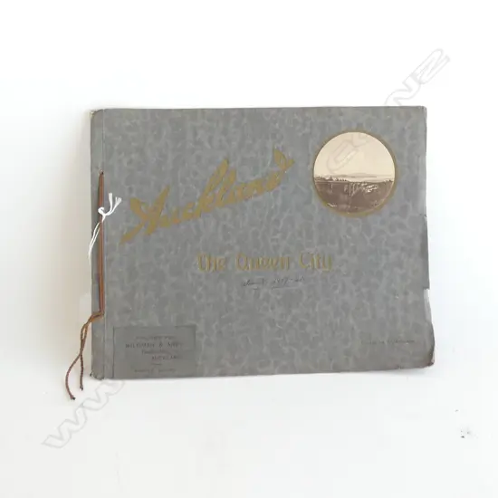 SOUVENIR BOOK PRINTED IMAGES OF AUCKLAND BY WIDMAN & AREY 