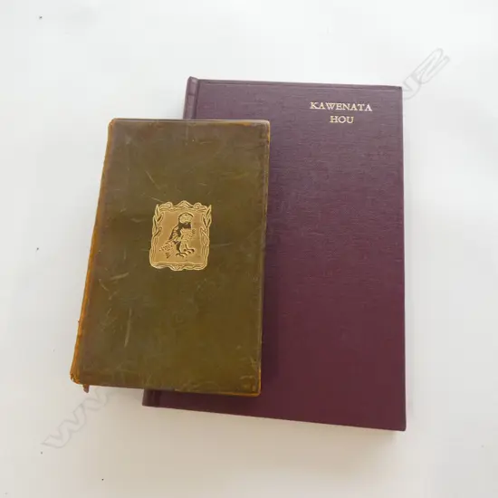 'MEN & WOMEN' ROBERT BROWNING and 1894 MAORI NEW TESTAMENT
