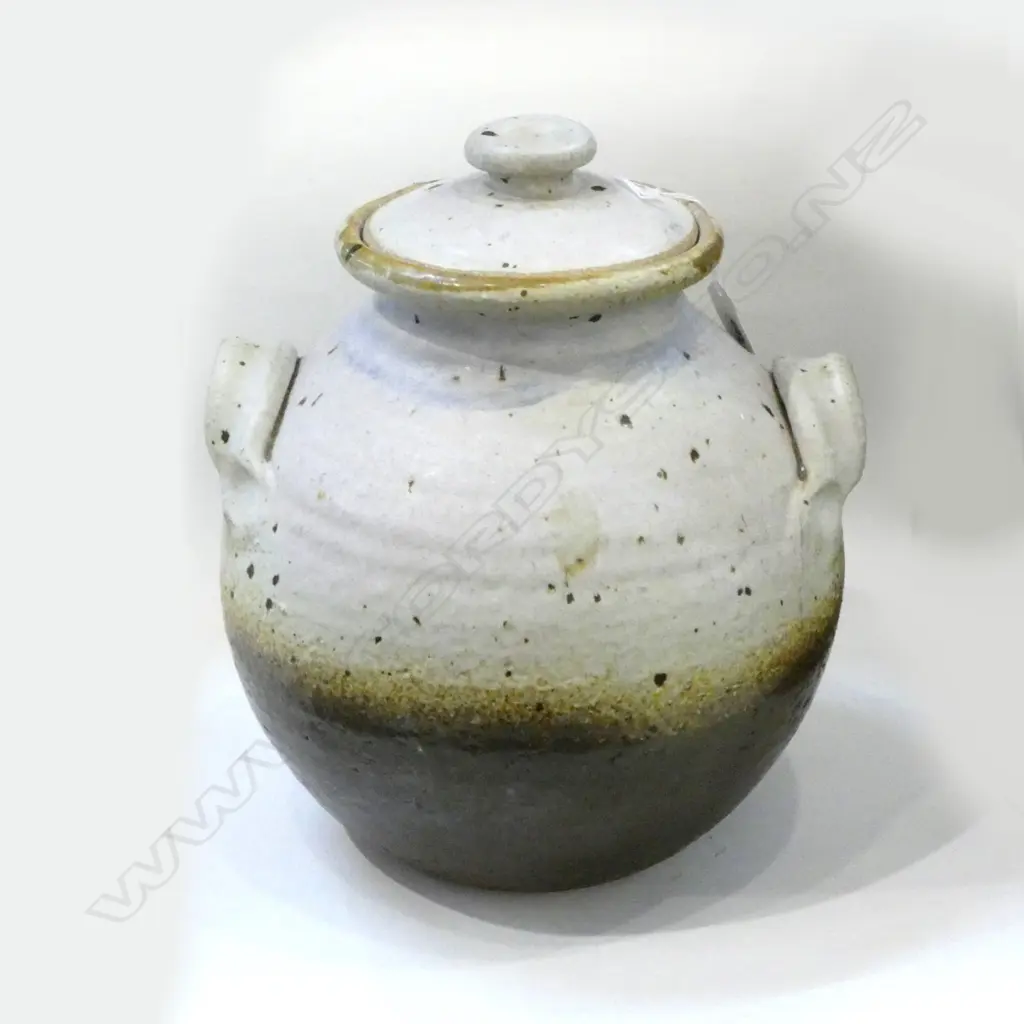 WARWICK LIDGARD (ATTRIBUTED) LARGE LIDDED CROCK H.310mm Image 1++